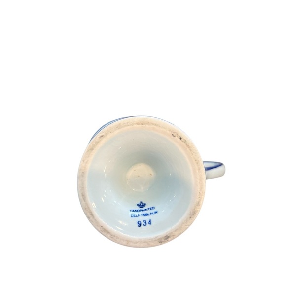 Delft Holland Blue White Footed Coffee Jug - Picture 7 of 8